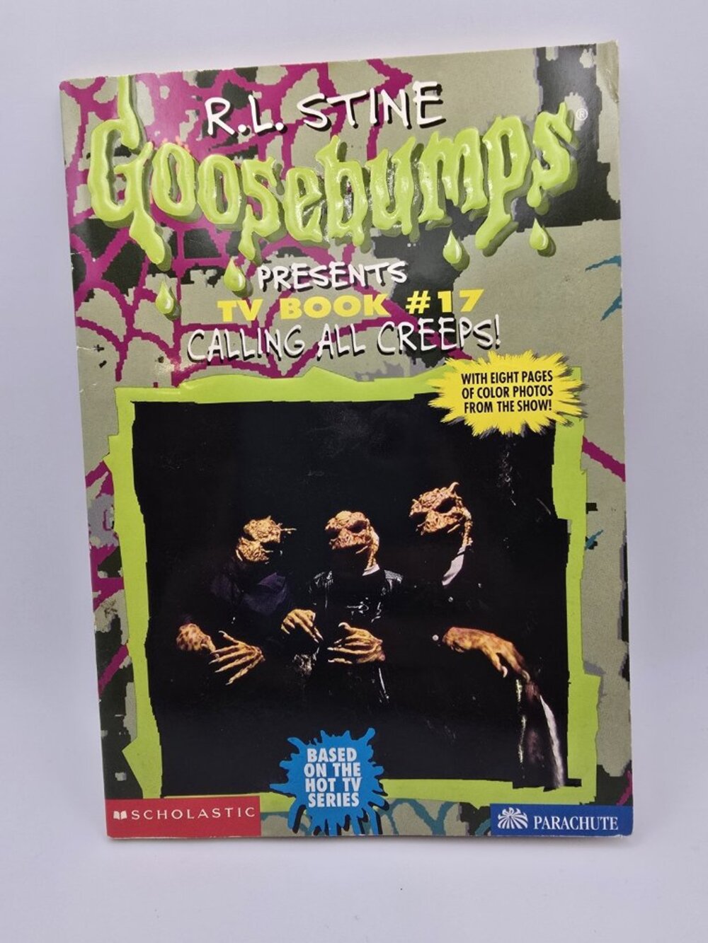 Goosebumps Presents TV Book #17 Calling All Creeps! By R. L. Stine 1997 Rare 90s